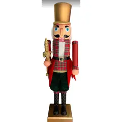 ARTIHOGAR - Cascanueces Musical Gigante Soldado 110 Cm Luces y Movimiento