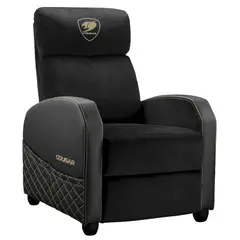 COUGAR - Sofa Gamer - RANGER ELITE GOLD - Soporta Máx. 135 kg - Black.
