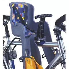 GENERICO - Silla Frontal De Bicicleta Para Niños Y Bebes 15 Kg - 3 Años
