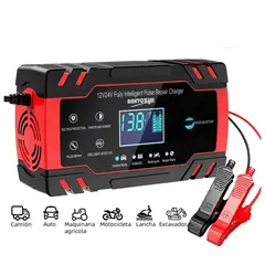 VERCI - Cargador De Batería Inteligente Y Rápido 12v 8a 24v