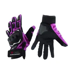 GENERICO - GUANTE PARA MOTO Y-PEOG PARA MUJER CON PROTECCION ROSA