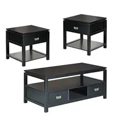 MSA MUEBLES SANTA ANA - Juego Mesa Centro Ernest 3 Piezas