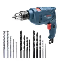 BOSCH - Taladro percutor 550w gsb550 re 14 accesorios