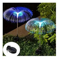 SHOP EHOME BAG - 2 Luces Estaca Solares Flor Medusa Jardín Colores Decoracion
