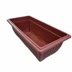 GENERICO - Macetero Jardinera Rectangular Para Plantas 50 C/borde.