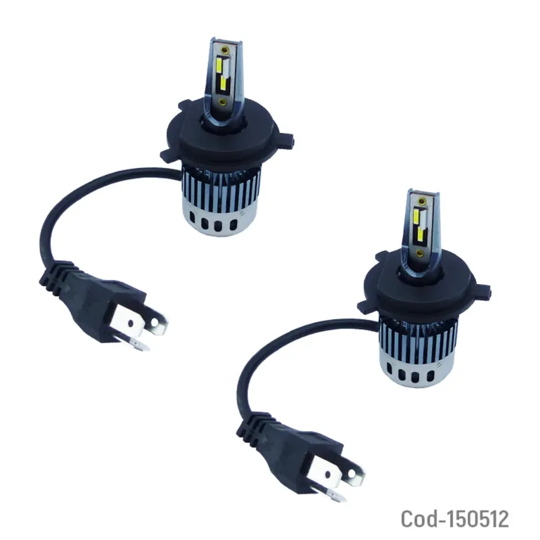 AMPOLLETA H-4 MODF10 LUZ BLANCA 12-24 VOLT SET X 2 PCS