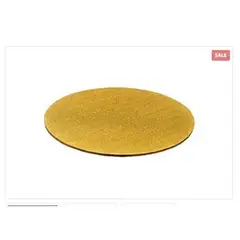 GENERICO - Base De Madera 35cm14in Redonda Dorada Reposteria