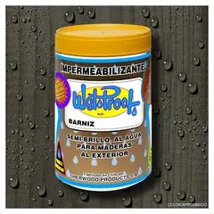 WETPROOF - BARNIZ PARA MADERA IMPERMEABILIZANTE WET PROOF® HUMO 1-4 GALON
