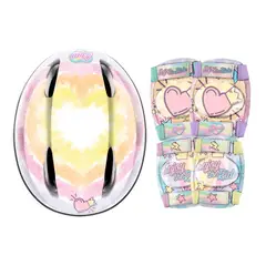 RUSH GIRL - Set De Protecciones Casco Rodillera Codera Glam