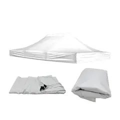 GENERICO - Lona para Toldos 2x3 PVC Premium Modelo Araña color Blanco