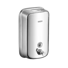 ATURE - Dispensador Jabón Acero Inoxidable 500 Ml Color Plateado