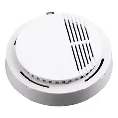 GENERICO - Detector de Humo Inalámbrico a Batería de 9V