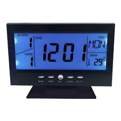 OEM - Reloj Despertador Digital Pantalla Lcd Led Ds-8082