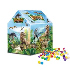 GENERICO - CARPA DINOSAURIOS ARMABLE DE JUGUETE CON 50 PELOTAS