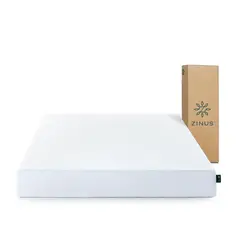 ZINUS - Colchón 2 Plazas Long 150x200x25cm Espuma Alivia Pres