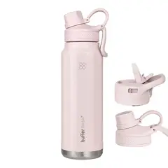 BUFFER FLASK - Termo Botella Agua Termica Acero Inox Buffer 1lt - Rosa