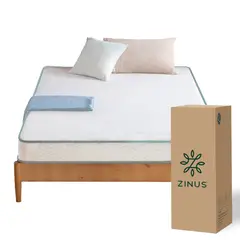 ZINUS - Colchón 1.5 Plazas Long 105x200x15cm de Resorte Bonell
