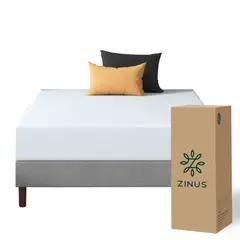 ZINUS - Colchón 1.5 Plazas Long 105x200x15cm Espuma y Fresco
