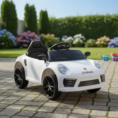BEBESIT - Auto Deportivo Eléctrico Race Blanco