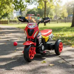 BEBESIT - Moto Eléctrica Cross Rojo
