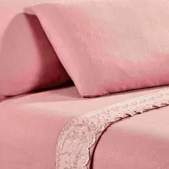 ANDES - SABANA POLAR BRODERIE ROSADO KING