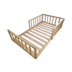 GENERICO - Cama estilo montessori media baranda Plaza