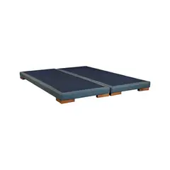 BLOCCARE - Base de Cama King Div Box 13 cm. Largo 200 cm con patas de 4.5 cm