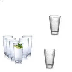 GENERICO - Set De 6 Vasos Medianos