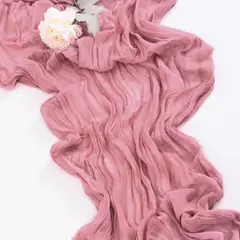 AZ AURAZEUS - Camino De Mesas Gasa Rectangular Mantel Centro Tela 300 x 90 Cm Az