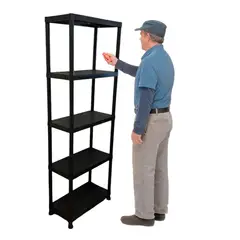 PROCHEF - Estante Plastico 60x30x174 cm. 5 Bandejas removibles