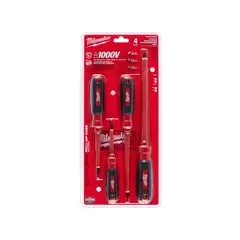MILWAUKEE - Destornilladores aislados 4 piezas 1000 V