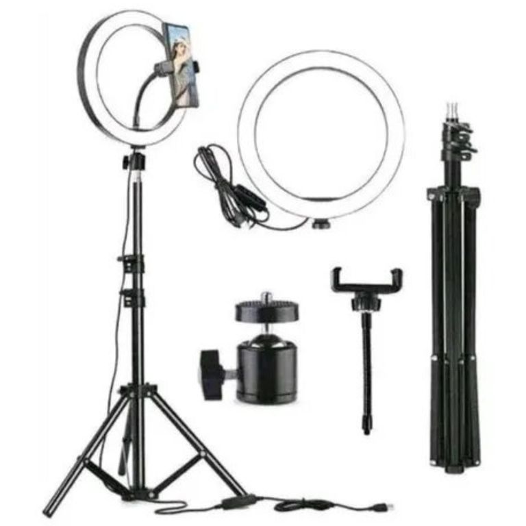 Aro de Luz LED 45 cm Trípode 2.1 M