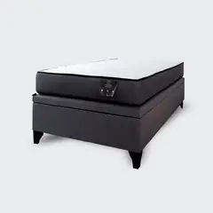 GENERICO - Cama Baúl 1.5 plazas Athenas apertura horizontal
