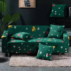 GENERICO - Cubre Sofá 1 Cuerpo Decoración Diseño Navideño