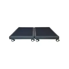 BLOCCARE - Base Cama 2 plazas Box 8cm L190cm con rueda Logo Rcolchon Velastico
