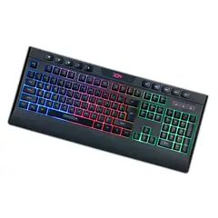 3DFX - Teclado Con Ñ Cable USB de Juego Retro-iluminado Luz Led