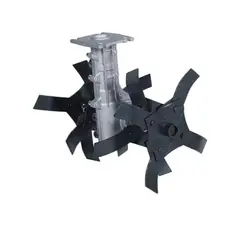 GENERICO - Cuchilla Cultivadora Para Desmalezadora Tubo 28mm Eje 9