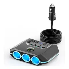 EVERSO - 120w Carga Rápida Automóvil Cargador Universal Para USB C