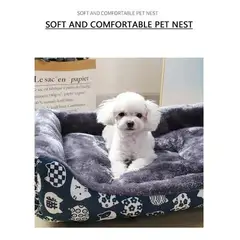 GENERICO - Cama ultrasuave para mascotas hasta 50 kg multicolor