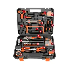 LUBABYCAS - Set Herramientas 105 Piezas 17 Tipos Con Caja By