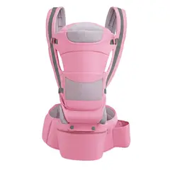 GENERICO - Mochila Porta Bebé Cánguro Ergonómico 15 Posiciones 48 Meses