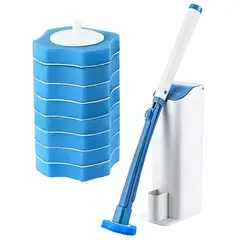 GENERICO - Cepillo Escobilla Baño Wc Limpiador Inodoros Desechable 8pcs