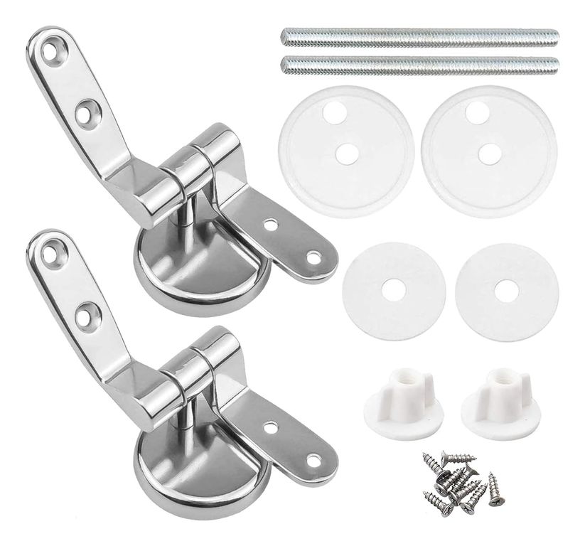 2u Bisagras Para Tapa Asientos Inodoro Wc Aleación Aluminio