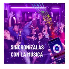 GENERICO - Tira Cinta Luces Led Rgb Bluetooth 10 Metros Total +conector