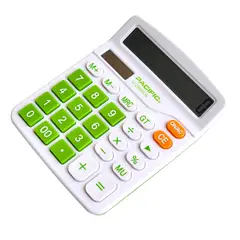 PACIFIC COLOR - Calculadora Electrónica Pacific 12 dig PAC01122G Verde