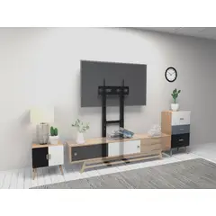 BRASFORMA - Pedestal para TV Contra Pared 32" a 85" 45kg skcf17-001