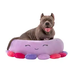SQUISHMALLOWS - Cama Fucsia grande para Perro 76 Cm.
