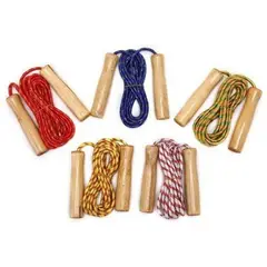 EQUUS - Cuerda de Salto Mango Madera 2.7 m