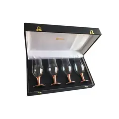 PERFECT CLASS - Set 4 Copones Cerveceros Pie de Cobre