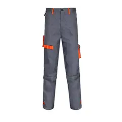 ACTIVEX - Pantalon Cargo Gabardina Gris Naranjo
